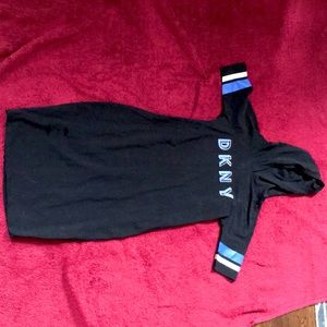 t shirt dress with hood